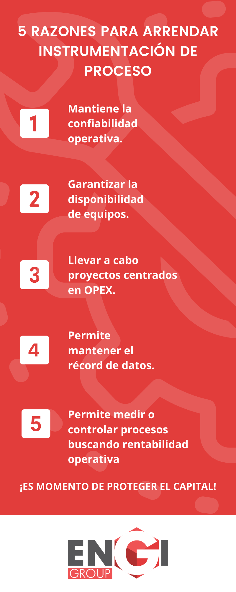 5 Razones para Arrendar Instrumentación de Proceso